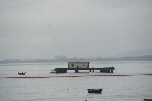 事發的棧橋式碼頭。（圖源：清情）