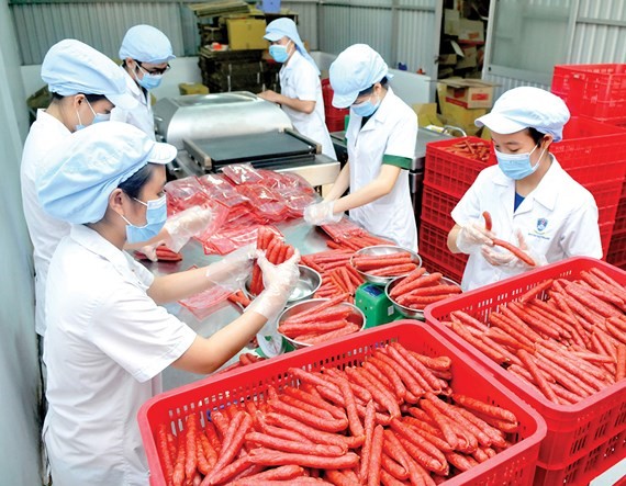 為春節市場服務的臘腸產量大。