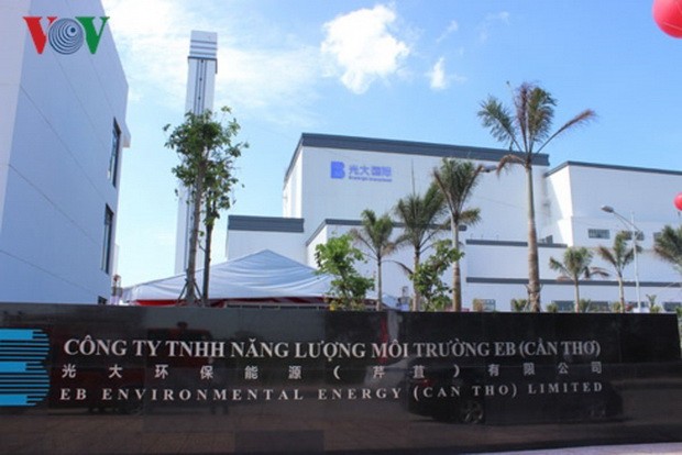 芹苴市生活垃圾處理發電廠投入運行 ảnh 1