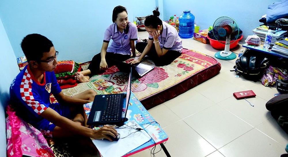 在平盛郡租房的大學生極少使用電設備。