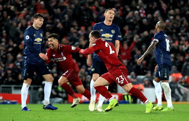 利物浦3-1力擒曼聯。（圖源：互聯網）