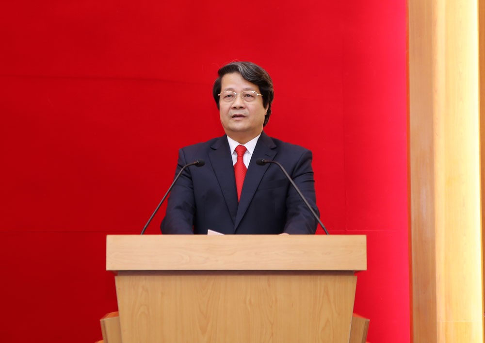 按制度退休的富壽省省委原書記、人民議會原主席黃民莫。（圖源：麗水）