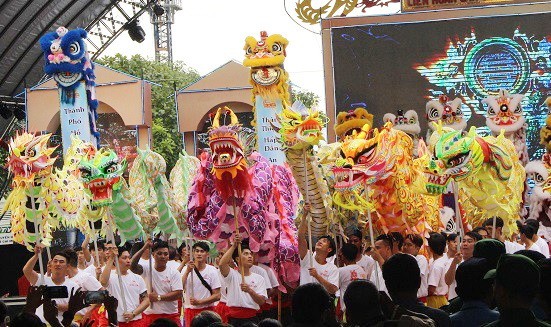 第五郡文化中心將於本月28至30日在文朗公園舉辦2018年第二次舞龍獅聯歡盛會。（示意圖源：姮丁）