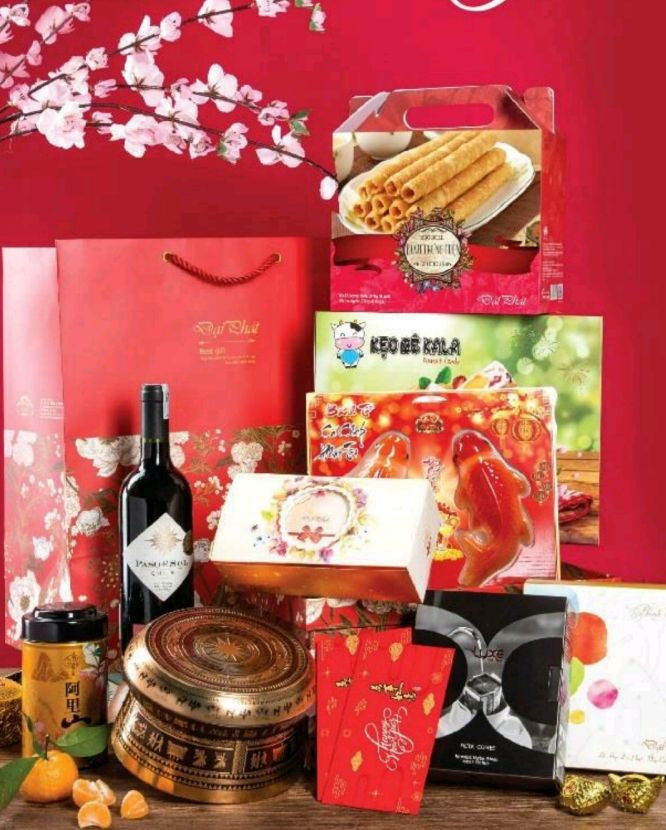 大發餅家各種春節禮盒。