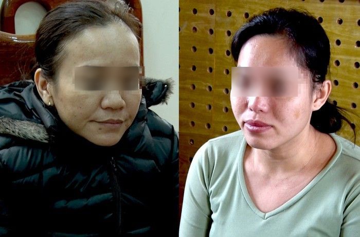 涉案的2名嫌犯周氏碧紅(左)與陳氏瑞香。(圖源:吳文)