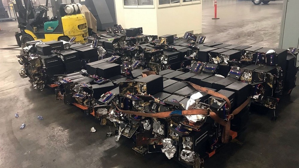 毒品藏在電容器貨櫃中。（圖源：互聯網）