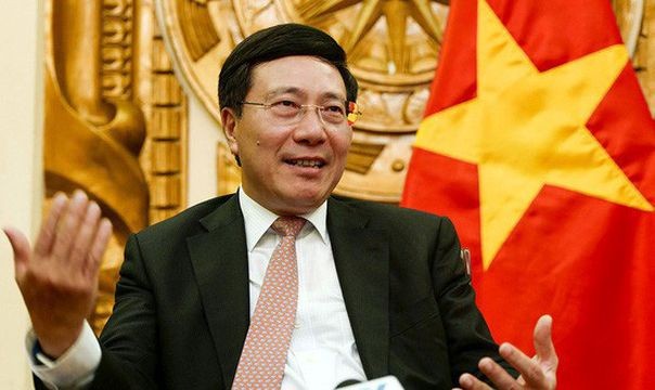 外交部長范平明。（圖源：阮慶）