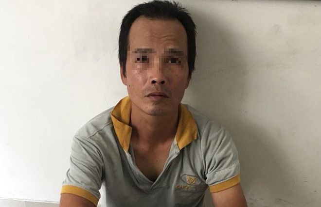 被抓獲的劫匪阮晉興。（圖源：公安機關提供）