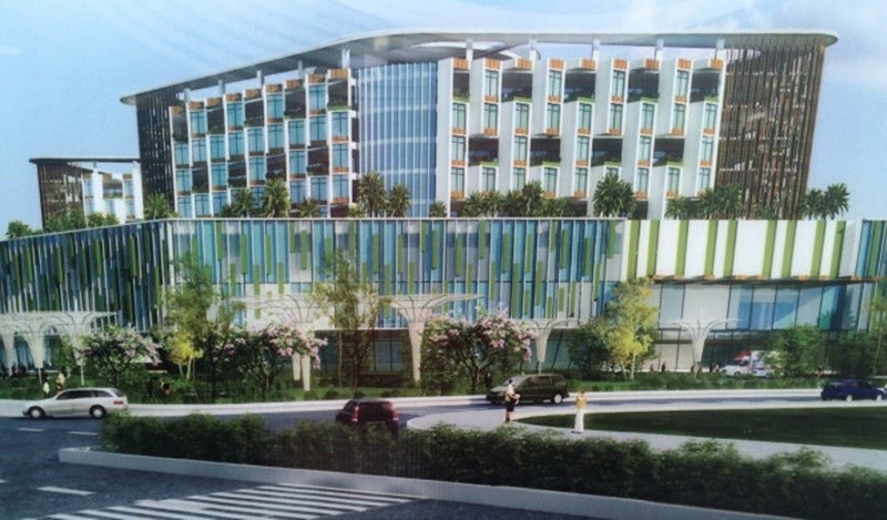 市腫瘤二醫院效果圖一瞥。