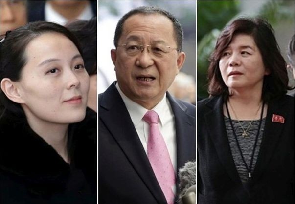 金與正、李容浩、崔善姬（左起）等人首次正式當選代議員。（圖源：互聯網）