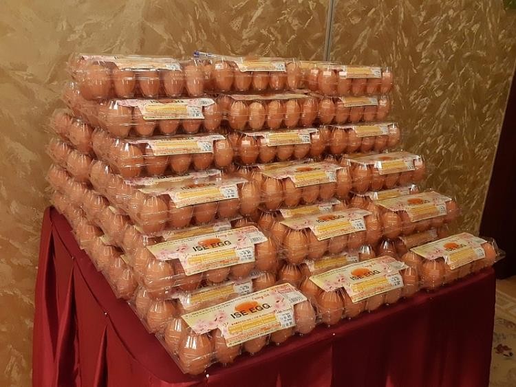三勳股份公司供應的新鮮即食雞蛋產品。(圖源:黎秋)