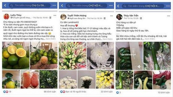 網民可在社交網粉絲專頁上張貼並推介許多不同種類的產品。(圖源:屏幕截圖)