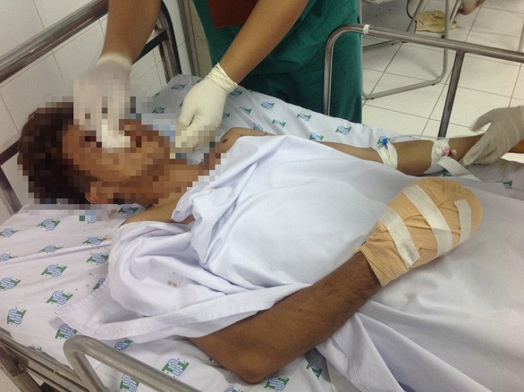 傷者獲送至醫院急救治療。（圖源：院方提供）