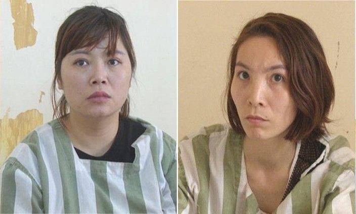 2名涉案嫌犯范氏桂（左圖）與甯氏海燕。（圖源：公安機關提供）