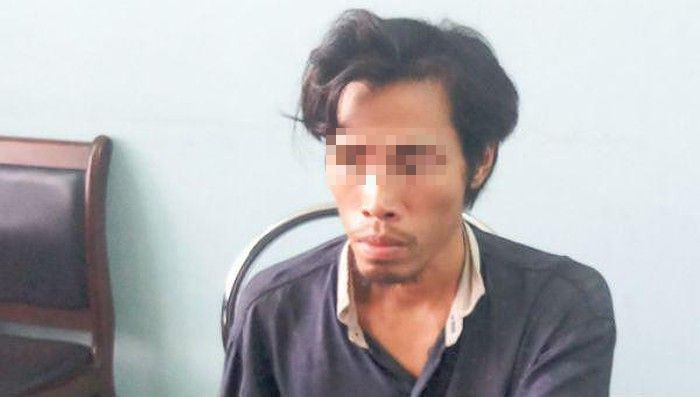 吸毒後縱火燒房嫌犯黎文創。（圖源：人民公安）