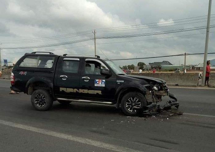 肇事的皮卡車。（圖源：G.N）