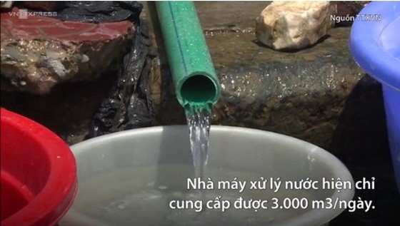 酷熱天氣致沙巴旅遊區缺乏生活用水。（圖源：越通社視頻截圖）