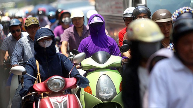 河內平均氣溫為歷來最高。（圖源：錦絨）