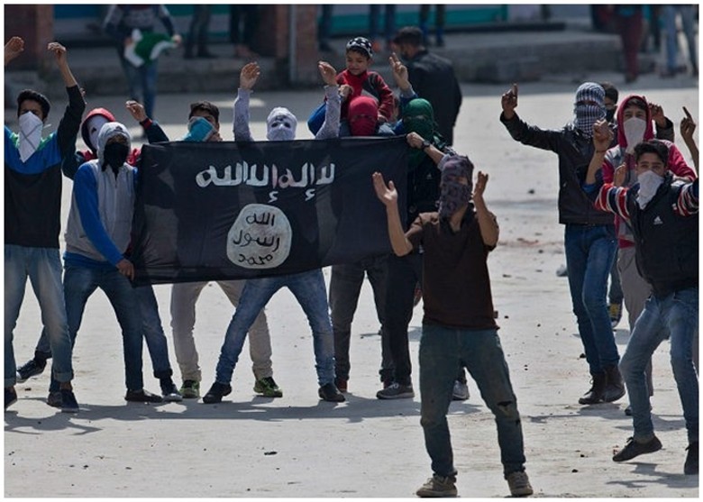 印度自稱的“伊斯蘭國”支持者。（圖源：AP）