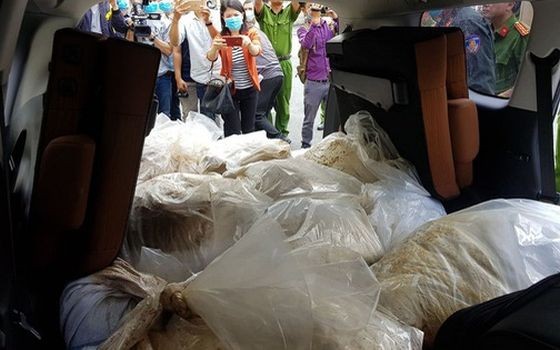 查獲的大量毒品物證。（圖源：互聯網）