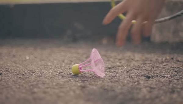 塑料材質的戶外羽毛球。（圖源：互聯網）