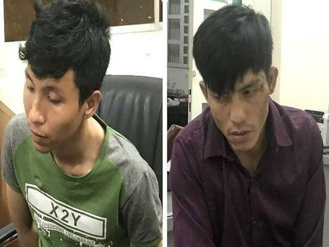 被起訴的2名劫匪陳俊英(左)及阮武黃南。(圖源:警方提供)