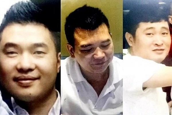 被扣押的3名賭博團夥頭目。(圖源:Zing)