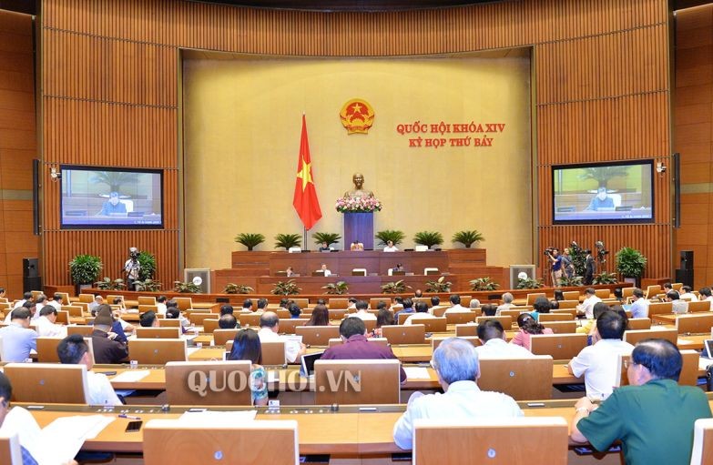 國會議事堂現場。(圖源:Quochoi.vn)