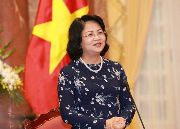 國家副主席鄧氏玉盛。(圖源:越通社)