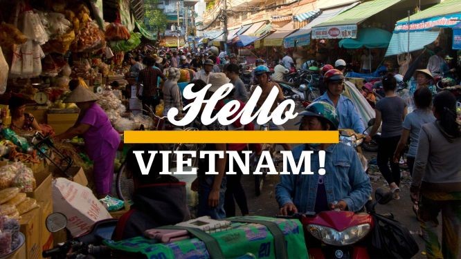圖為平西市場旁的另一繁華街市。（圖源：Hello Vietnam）