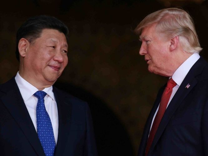 美國總統特朗普當地時間18日表示,中國國家主席習近平同意下星期在日本大阪舉行的G20峰會上與他會晤。圖為去年11月底特朗普與習近平在北京會面。(圖源:路透社)