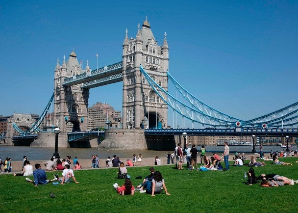 橫跨泰晤士河的倫敦塔橋。（圖源：互聯網）