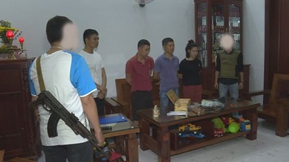 職能力量當場查獲的一個字花賭博窩點。（圖源：明祿）