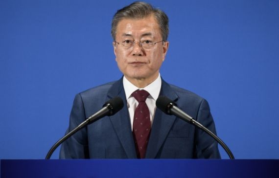 韓國總統文在寅。（圖源：互聯網）