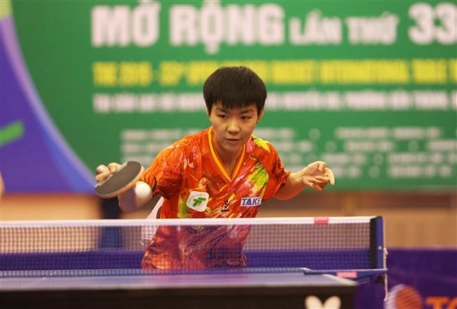 胡志明市隊外援Sun Chen奪得女子單打冠軍。（圖源：互聯網）