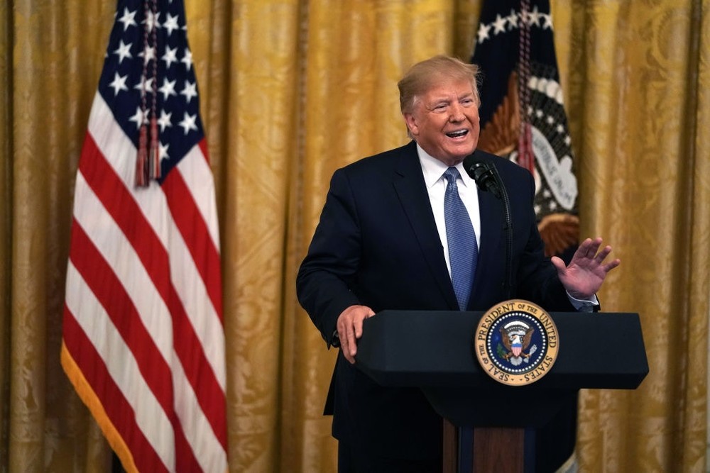 美國總統特朗普。（圖源：互聯網）