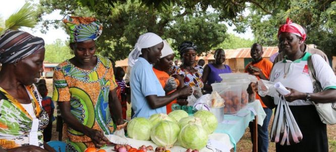 高昂的食品價格和惡性通貨膨脹導致南蘇丹的饑餓情況加劇。（圖源：WFP）