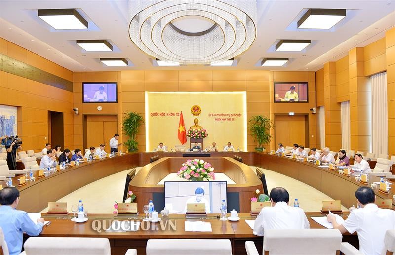 會議現場。（圖源：Quochoi.vn）