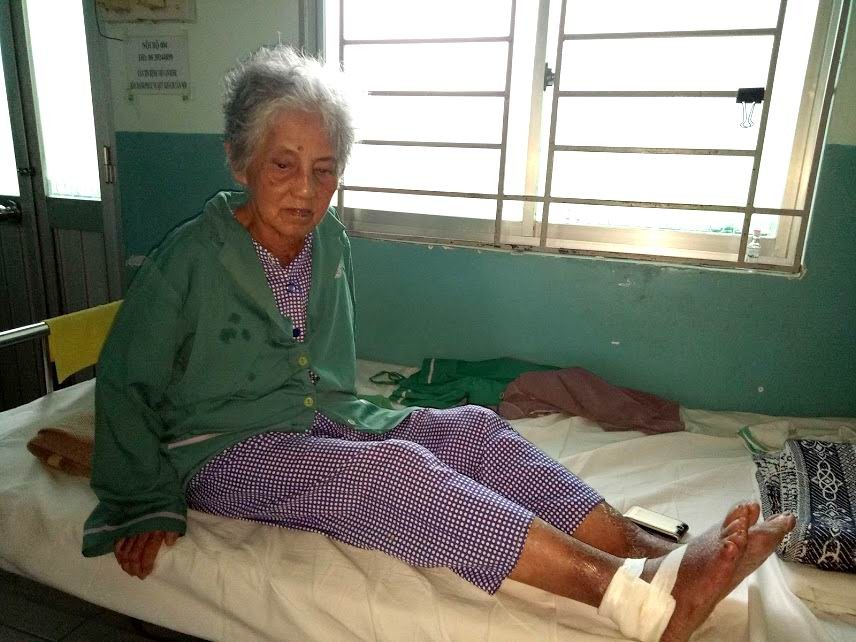 辛嬌正在安平醫院接受醫治。