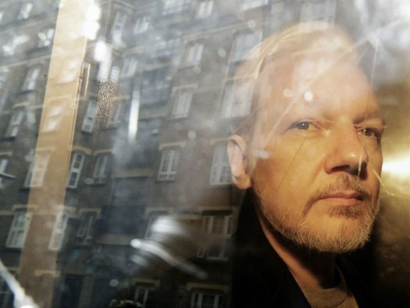 阿桑奇於今年4月失去政治庇護。（圖源：AP）