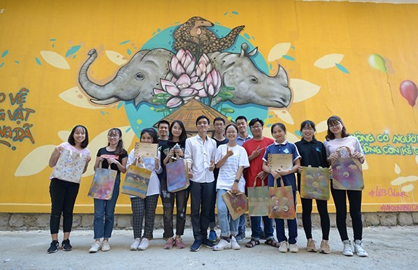 “荒野藝術之行”為保護環境與野生動物行動。（圖源：互聯網）