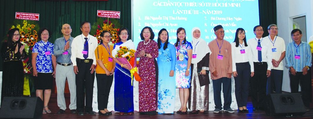 參加第三屆本市少數民族代表大會候選人合照。