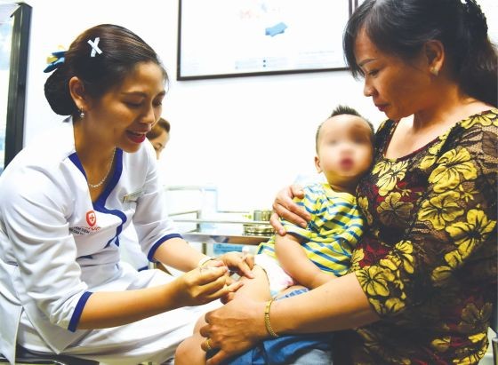 接種疫苗讓小孩健康成長。（圖源：互聯網）