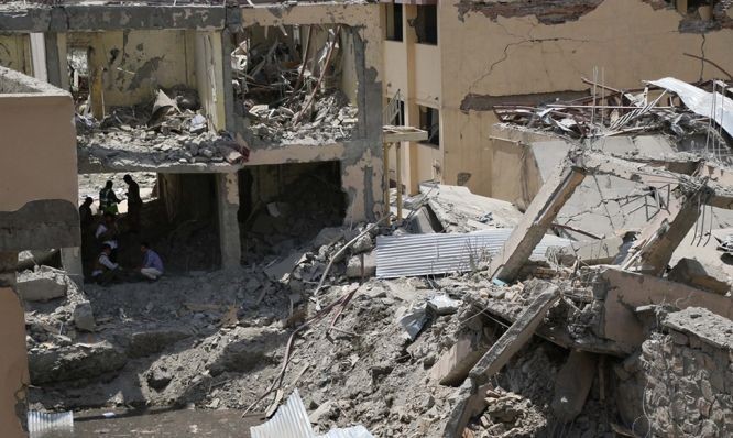 2019年8月7日，阿富汗喀布爾，爆炸現場。（圖源：AFP）