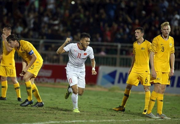 源煌為越南隊扳回一球。（圖源：互聯網）