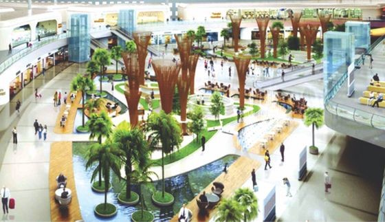 隆城機場配景圖。（圖源：ACV）