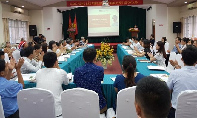 面向農村創新與可持續發展社會企業扶助項目研討會。（圖源：VOV）