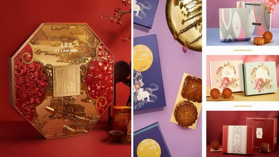 喜臨門餅家款式豐富月餅禮盒。