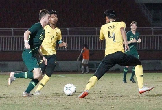 澳大利亞隊與馬來西亞隊比賽。（圖源：互聯網）