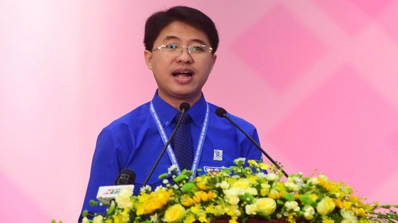 共青團本市市委范鴻山。（圖源：光定）